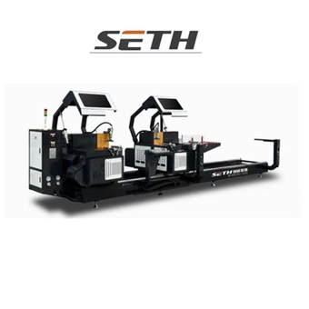 Hliník CNC dvojité hlavy pokosy